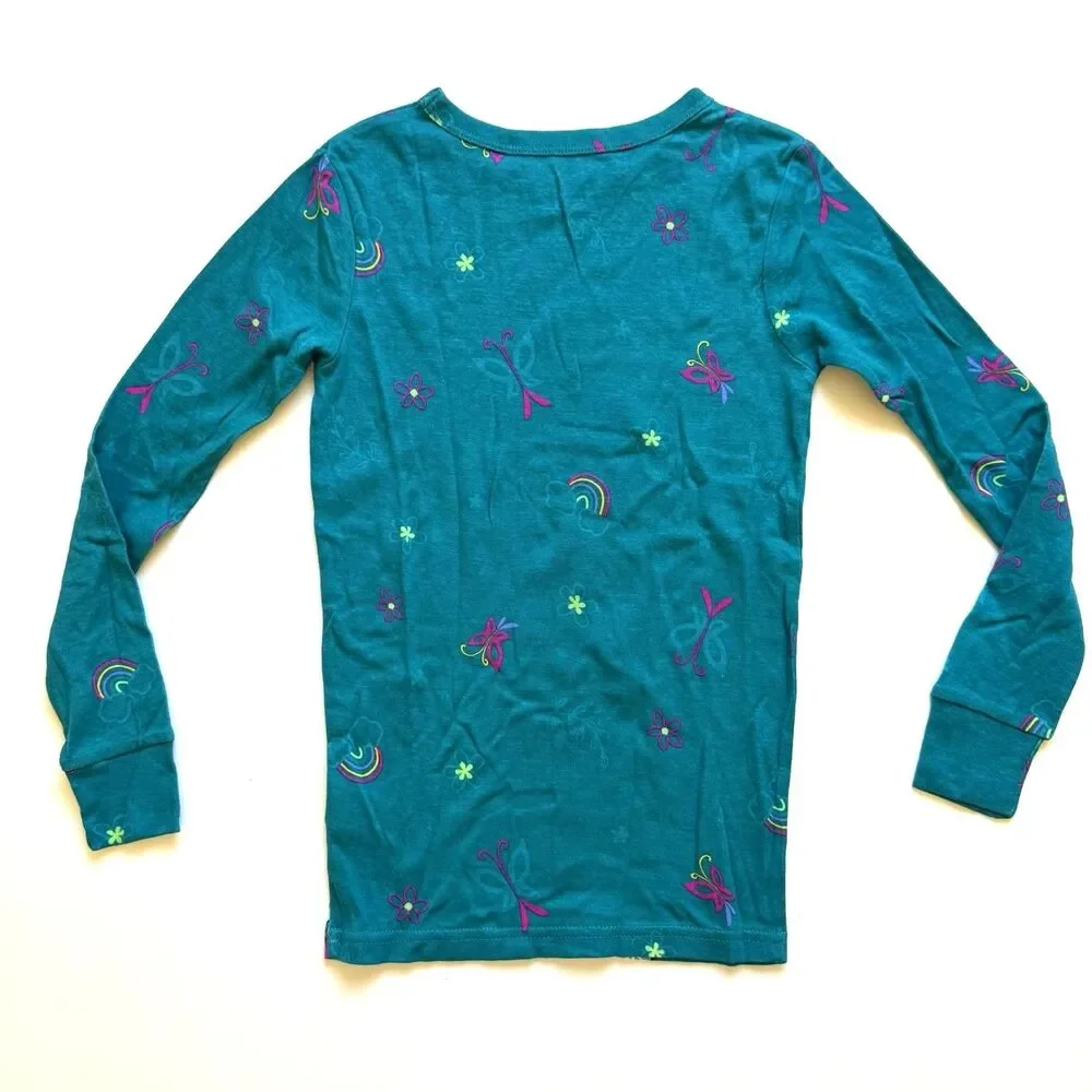 Disney Encanto Mirabel Girls Pajama Set Size 10 2 Pc Teal Long Sleeve Cotton